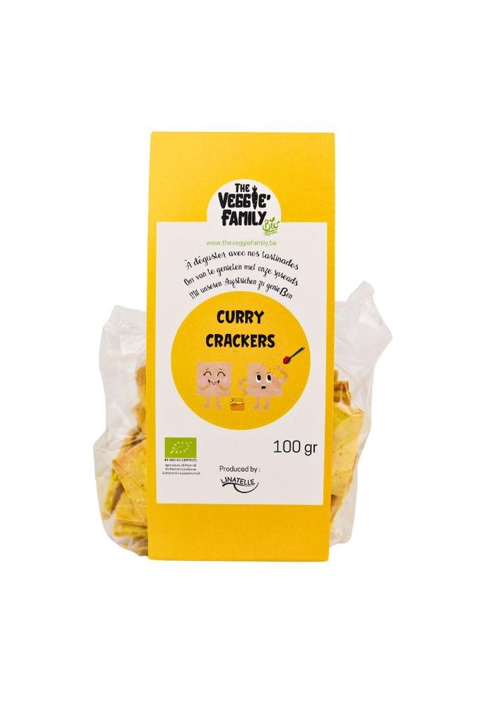 TVF CRACKERS CURRY 100G BIO